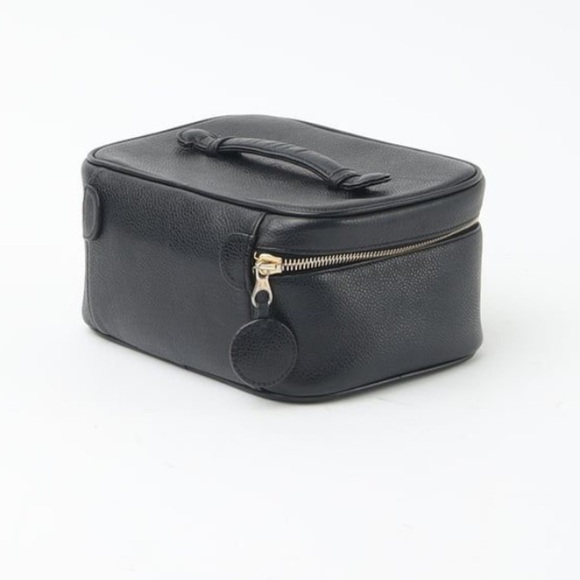 Chanel Black Leather Vanity Case - Picture 4 of 16